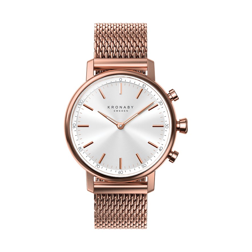 B-Ware - Kronaby Herrenuhr, Herren, Edelstahl, Armband: Edelstahl, Quarz, analog