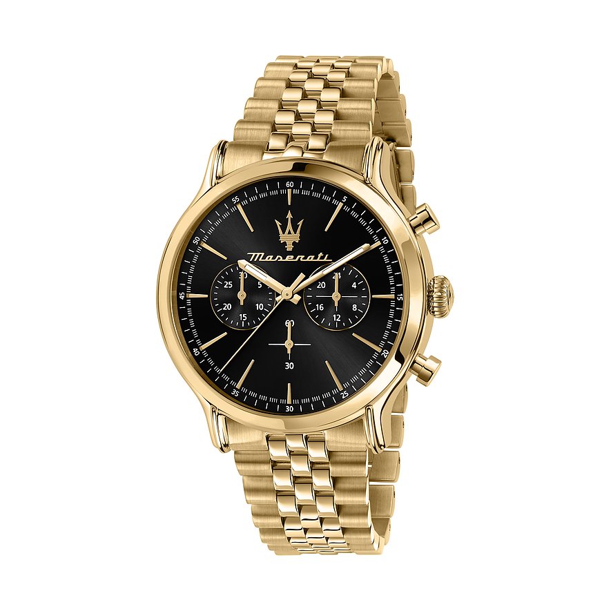 2. Chance - Maserati Chronograph, Herren, Edelstahl, Armband: Edelstahl, Quarz, analog