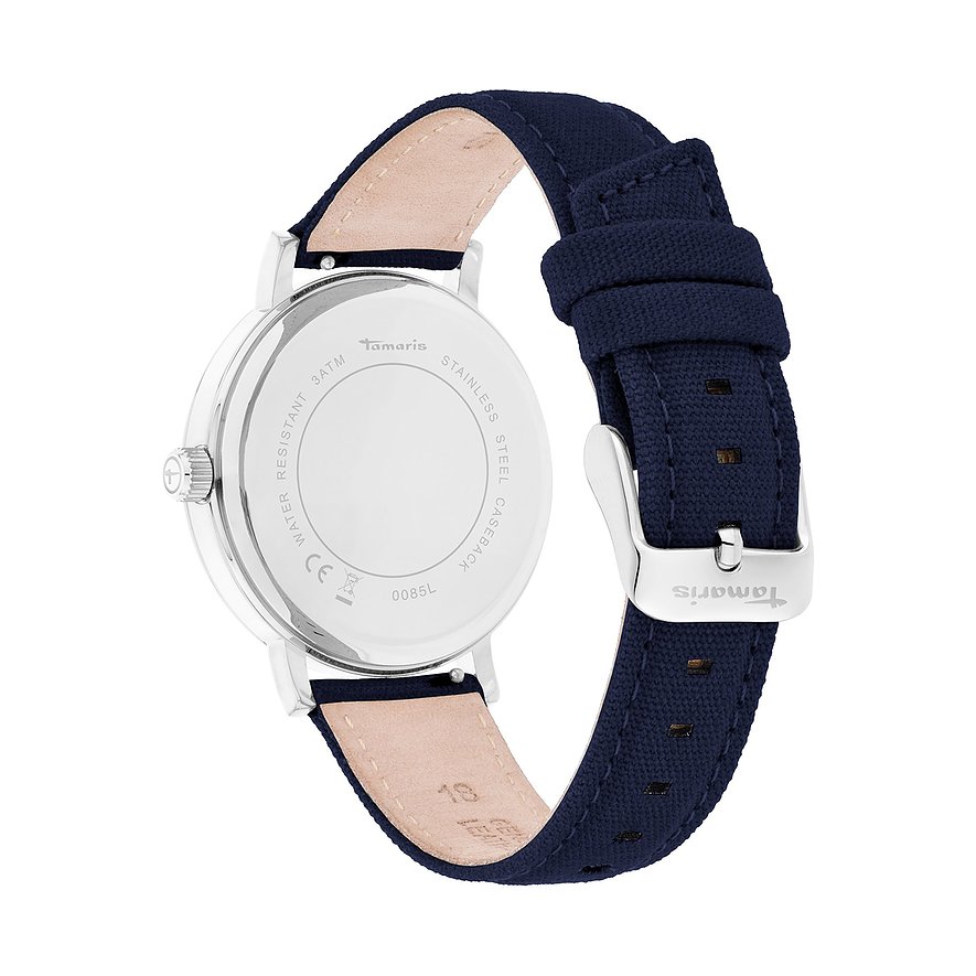 Tamaris Damenuhr Mit Lederarmband – IP Roségold, 34 Mm, Mineralglas, Wasserdicht Bis 3 ATM