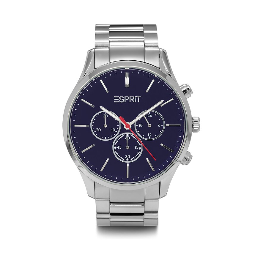 2. Chance - ESPRIT Chronograph, Herren, Edelstahl, Armband: Edelstahl, Quarz, analog
