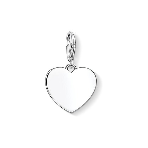 Thomas Sabo Anhängeschmuck aus 925er Silber, Herz-Form, mit Karabinerverschluss.