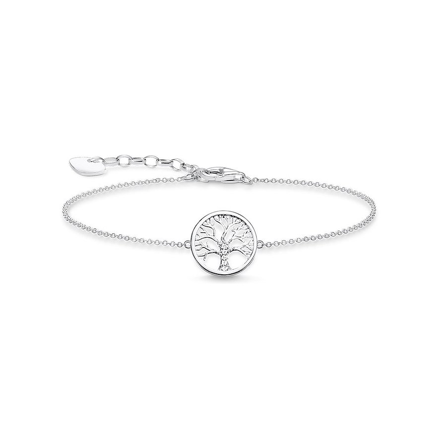 2. Chance - Thomas Sabo Armband, Zirkonia, Damen, 925er Silber, silber
