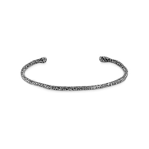 UNSAME Armband aus 925er Silber mit strukturiertem Design.