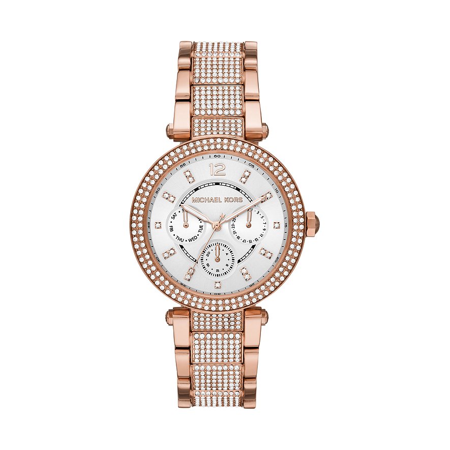 2. Chance - Michael Kors Damenuhr MK6760, Glasstein, Damen, Edelstahl, Armband: Edelstahl, Quarz, analog
