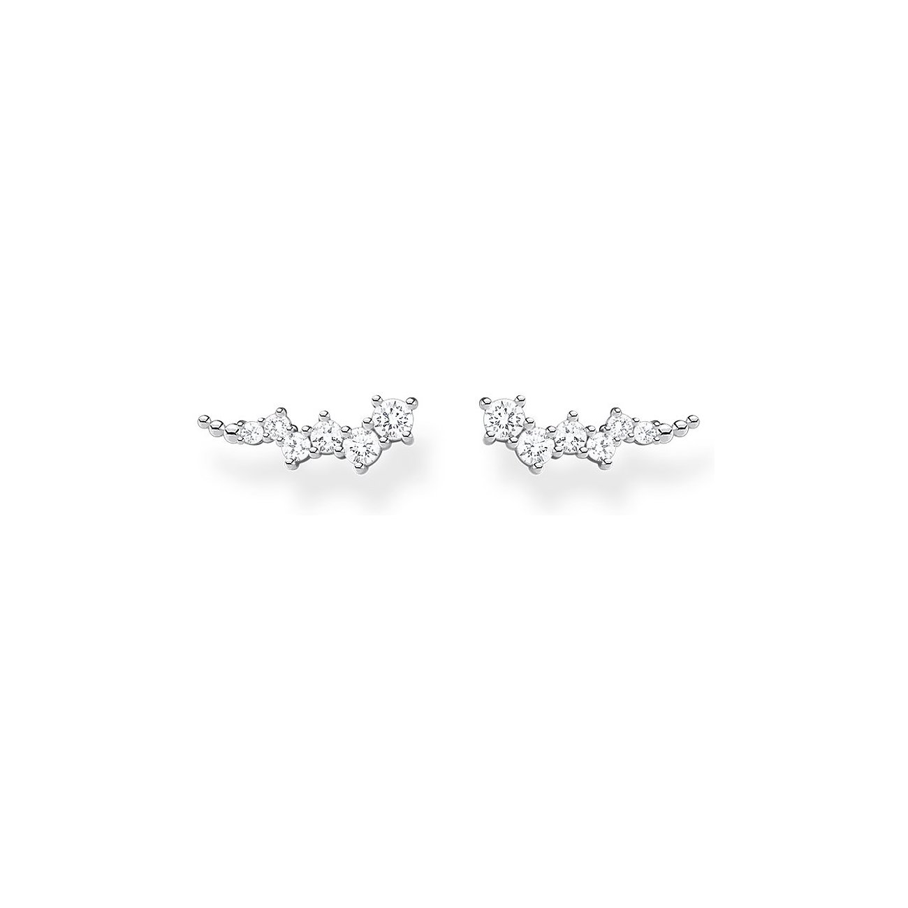 Thomas Sabo Ohrringe aus 925er Silber mit Zirkonia.