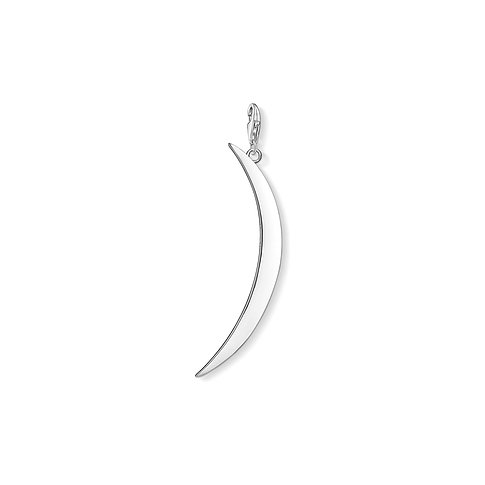 Thomas Sabo Anhänger aus 925er Silber, poliert, sichelförmig.