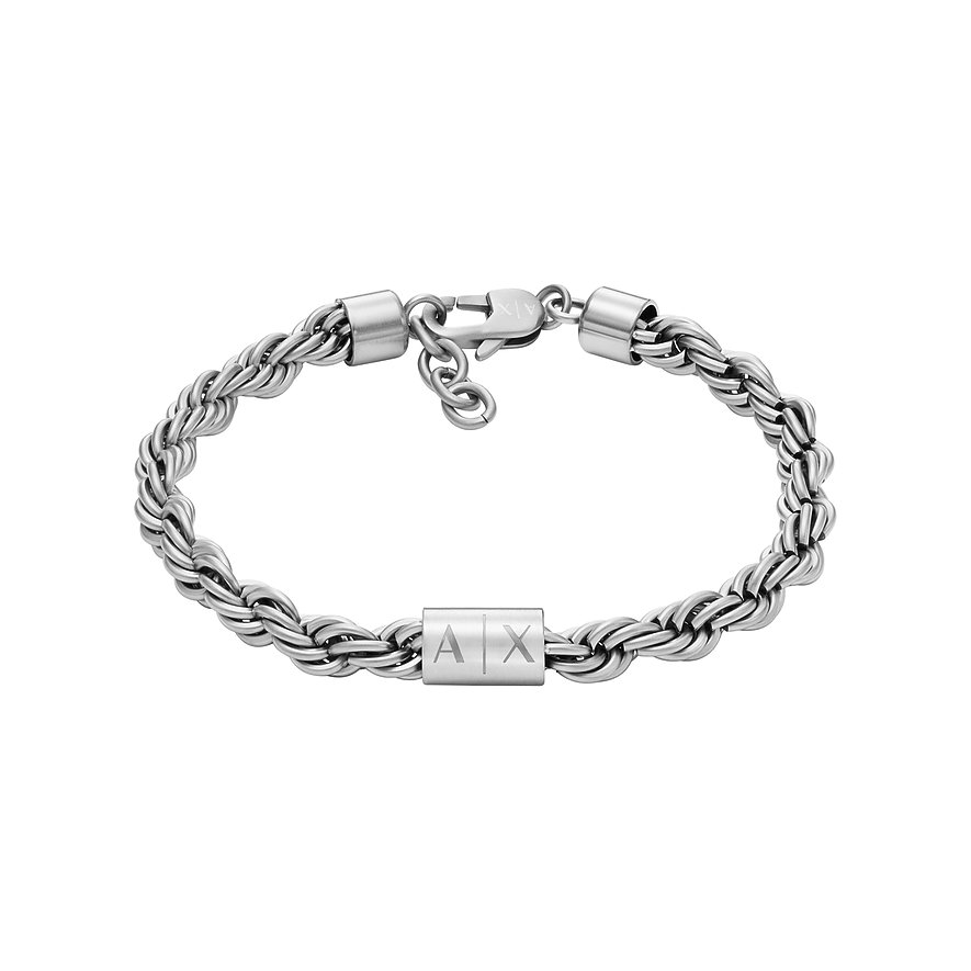 armani exchange bracelet  axg0123040 acier inoxydable