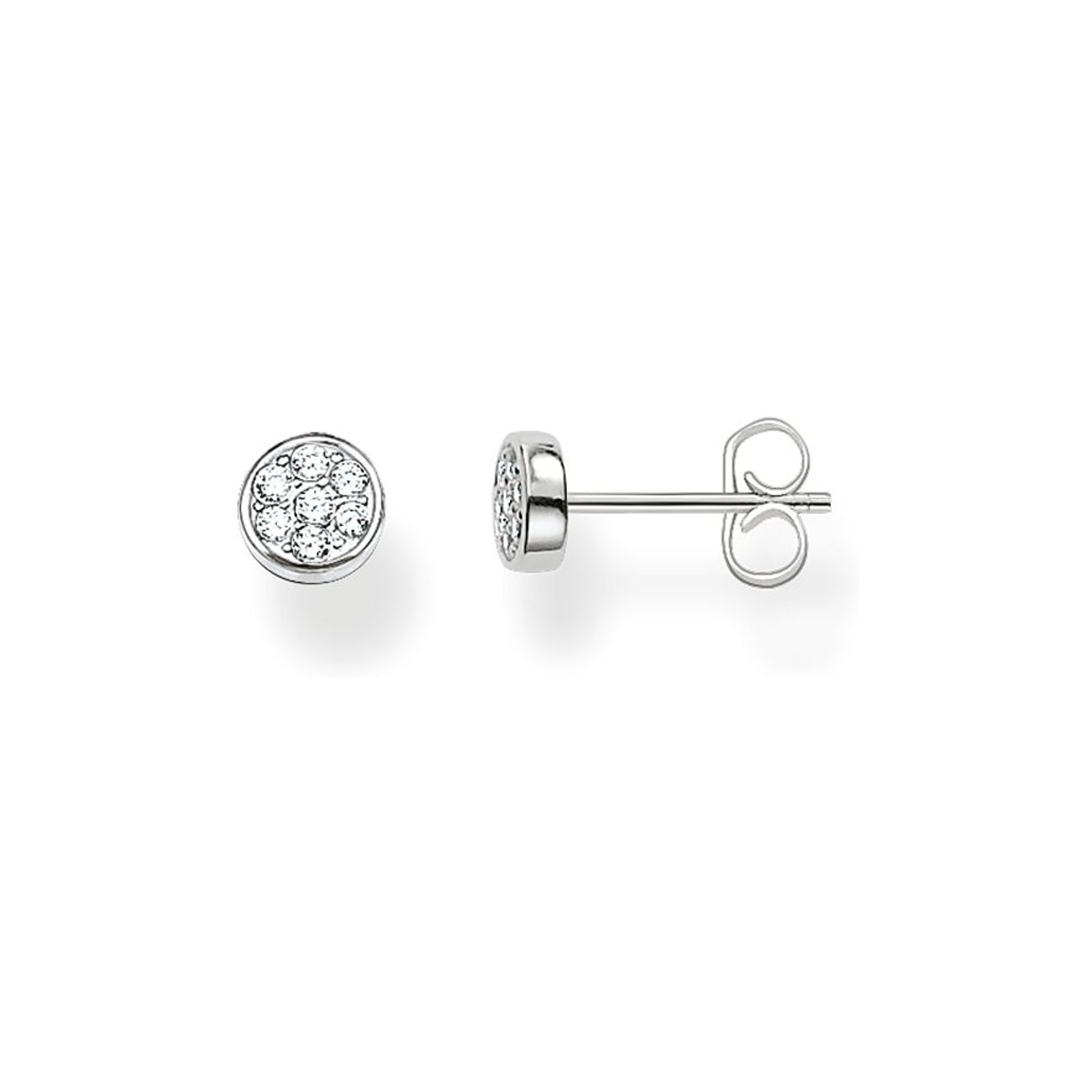 Thomas Sabo Ohrstecker aus 925er Silber mit Zirkonia.