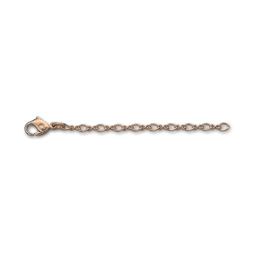 Swarovski Verlängerungskette mit Karabinerverschluss aus Metall, mit Kristallen.