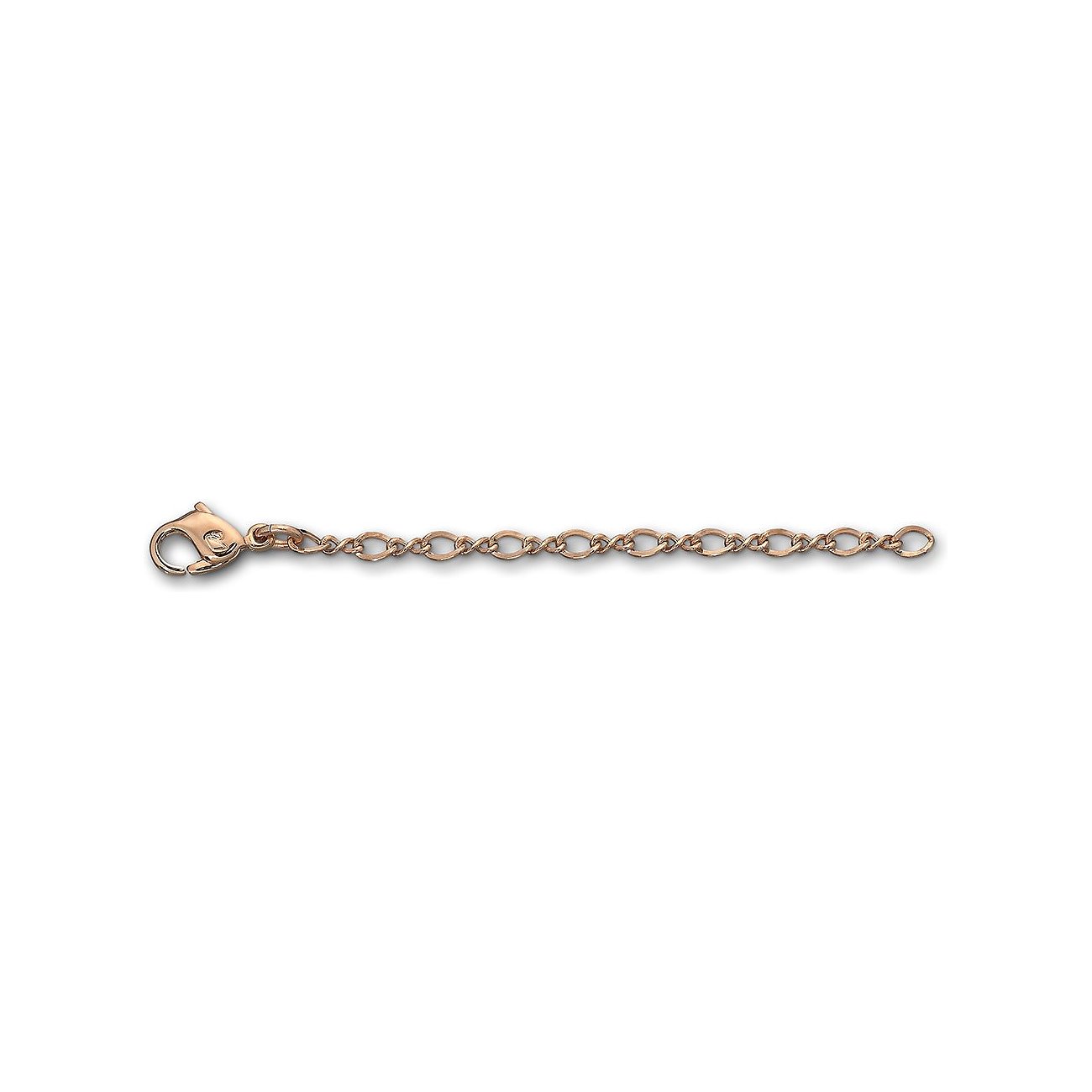 Swarovski Verlängerungskette mit Karabinerverschluss aus Metall, mit Kristallen.