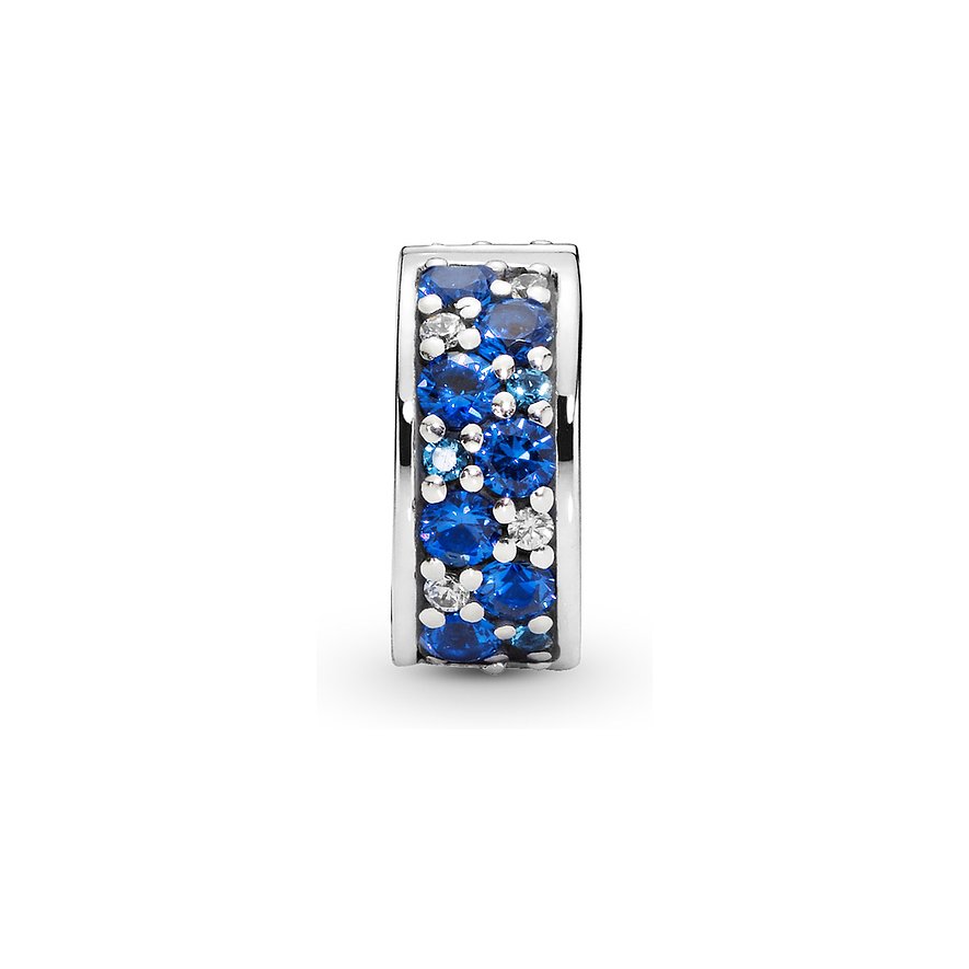 2. Chance - Pandora Charm Blauer Pavé-Clip