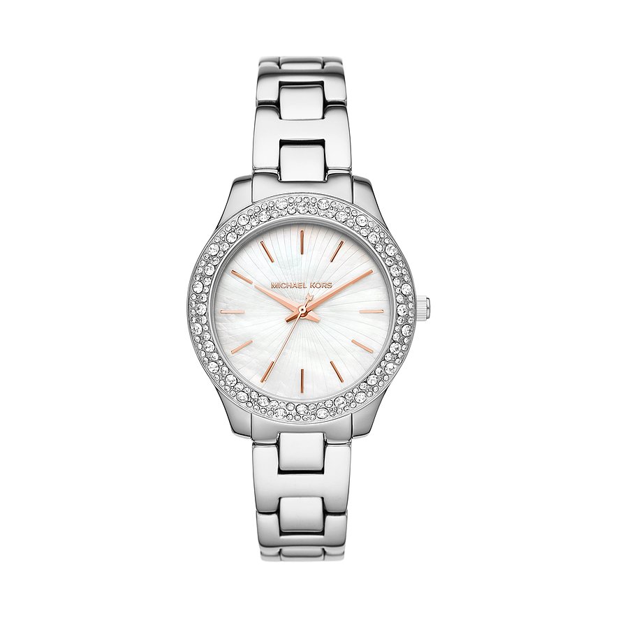 2. Chance - Michael Kors Damenuhr MK4556, Damen, Edelstahl, Armband: Edelstahl, Quarz, analog