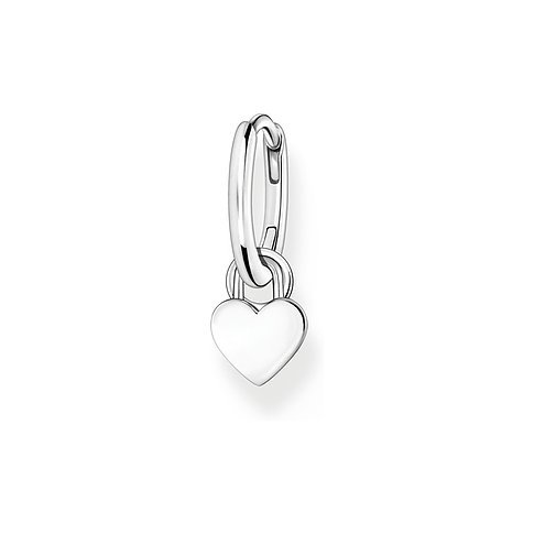 Thomas Sabo Ohrring aus 925er Silber mit Herz-Anhänger.