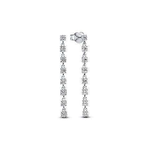 Pandora Ohrhänger aus 925er Silber mit Zirkonia.
