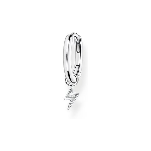 Thomas Sabo Ohrring aus 925er Silber mit Zirkonia im Blitz-Design.