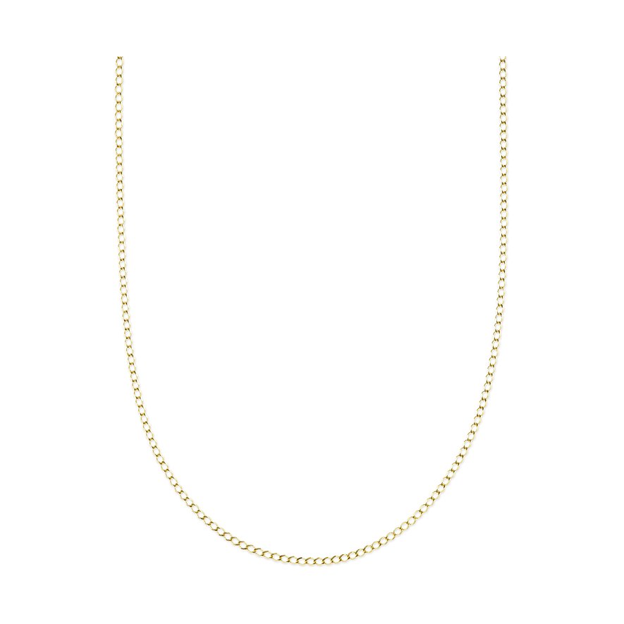 FAVS Kette, Damen, 375er Gelbgold, gold, Größe: 42