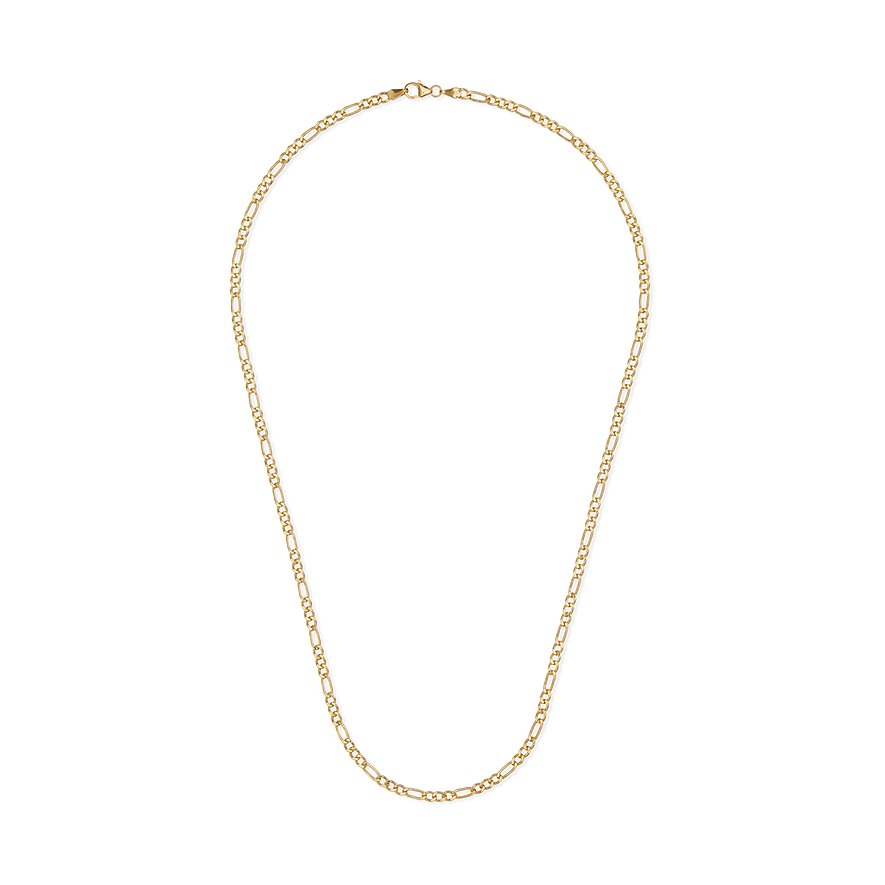 FAVS ketting van 375 geelgoud met Figaro-schakels.