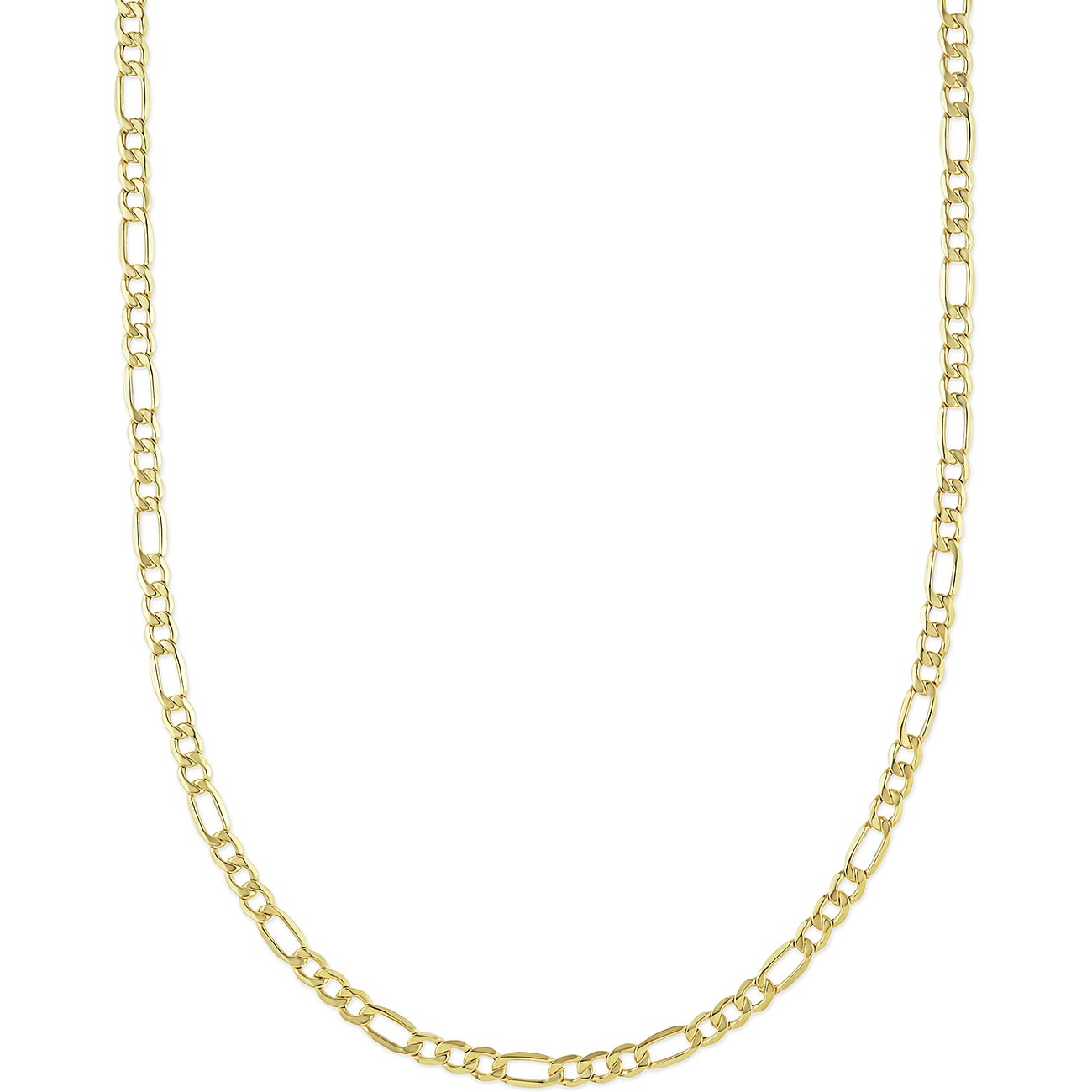 FAVS Halsschmuck aus 375 Gelbgold mit Figaro-Kettengliedern.