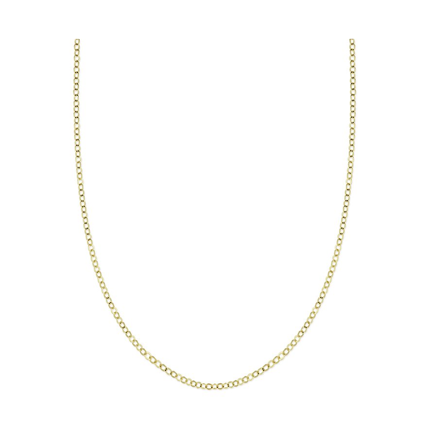FAVS Halsschmuck aus 375 Gelbgold, Gliederkette.