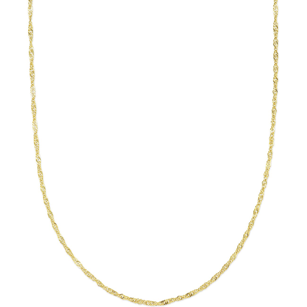 FAVS Halsschmuck aus 375 Gelbgold, als Figaro-Kette.