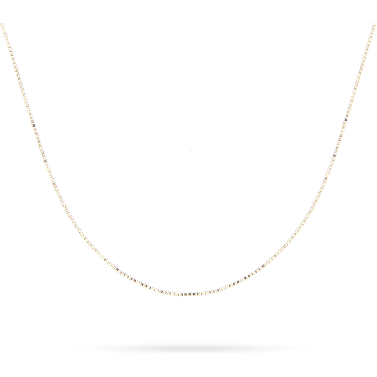 Collana FAVS in oro giallo 375 come catena veneziana.