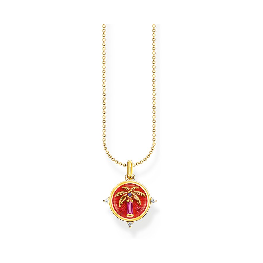 Thomas Sabo Chaînette Charming KE2204-471-7-L45V 925 Argent, Émail