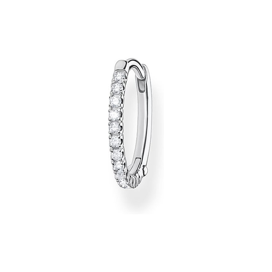 Thomas Sabo Ohrring aus 925er Silber mit Zirkonia.