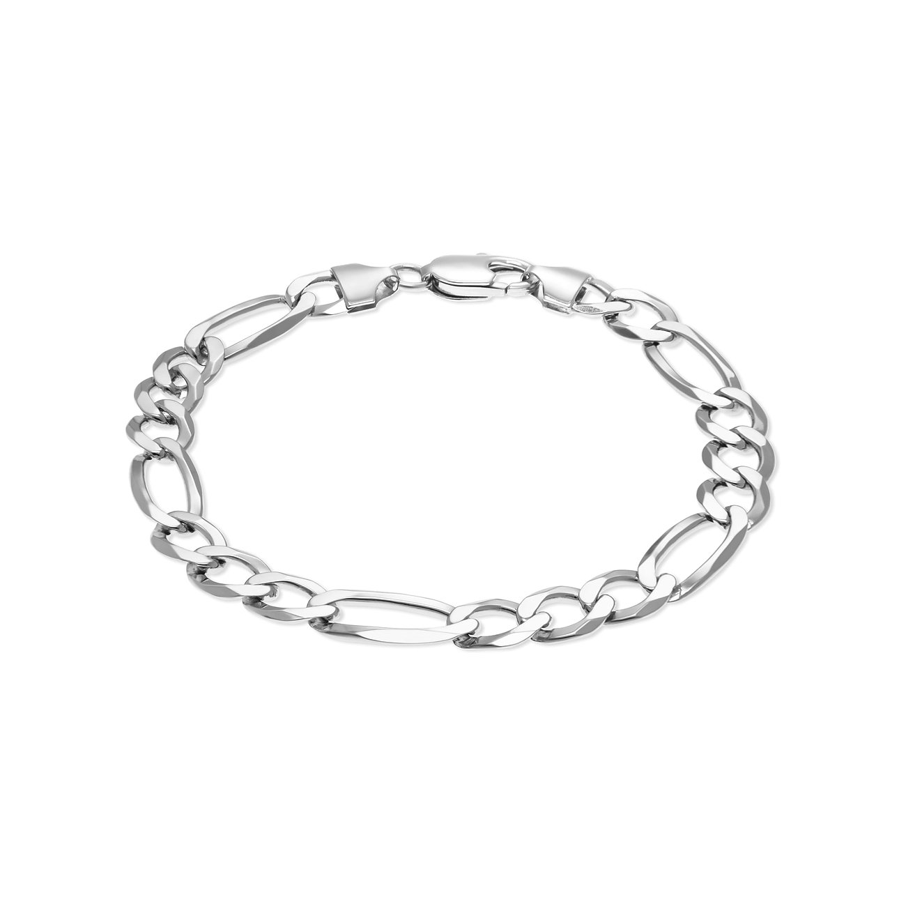 CHRIST Armband aus 925er Silber mit Figaro-Kettengliedern.