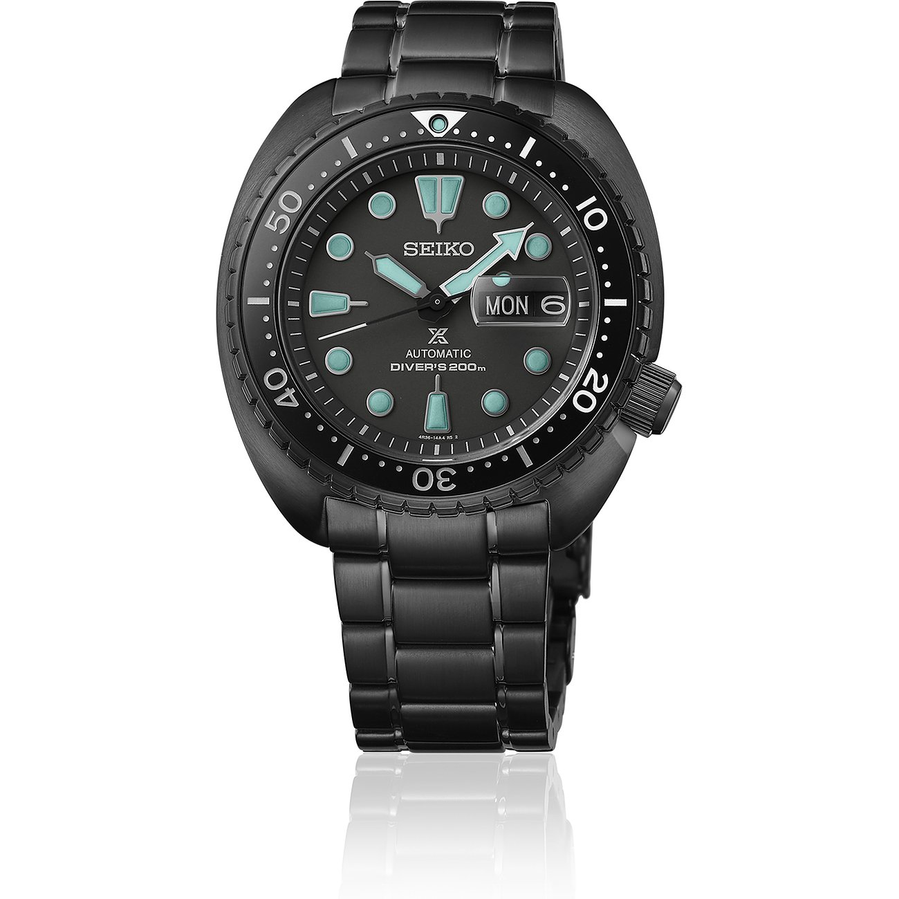 Seiko Herrenuhr Automatik Divers Black Series SRPK43K1