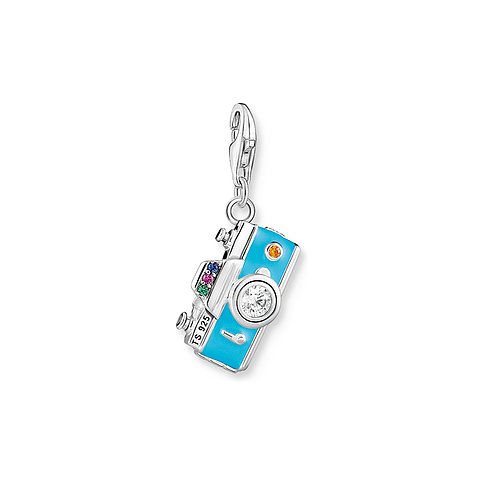 Thomas Sabo Anhängeschmuck aus 925er Silber mit bunten Zirkonia.