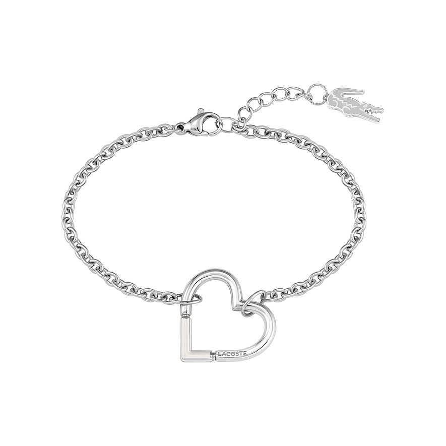 Lacoste Armband, Damen, Edelstahl, silber