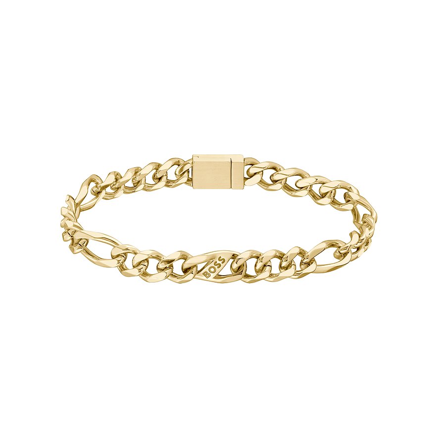 Boss Armband, Herren, Edelstahl, gold