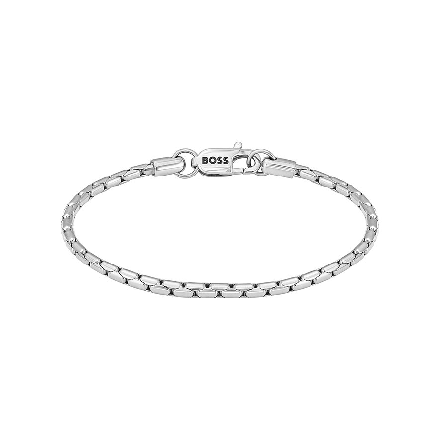 Boss Armband, Herren, Edelstahl, silber