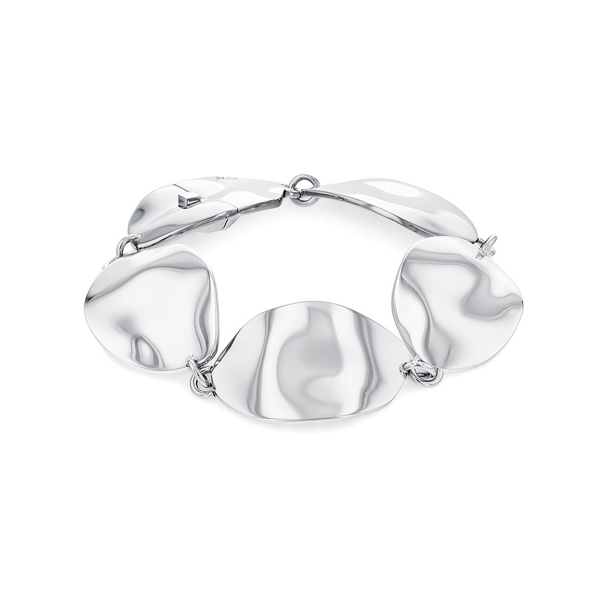 Calvin Klein Armband, Damen, Edelstahl, silber
