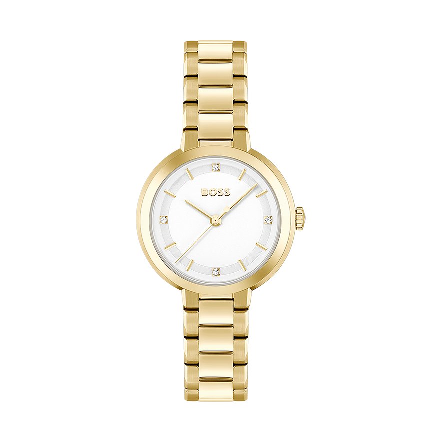 Boss Damenuhr Sena 1502758, Damen, Edelstahl, Armband: Edelstahl, Quarz, analog