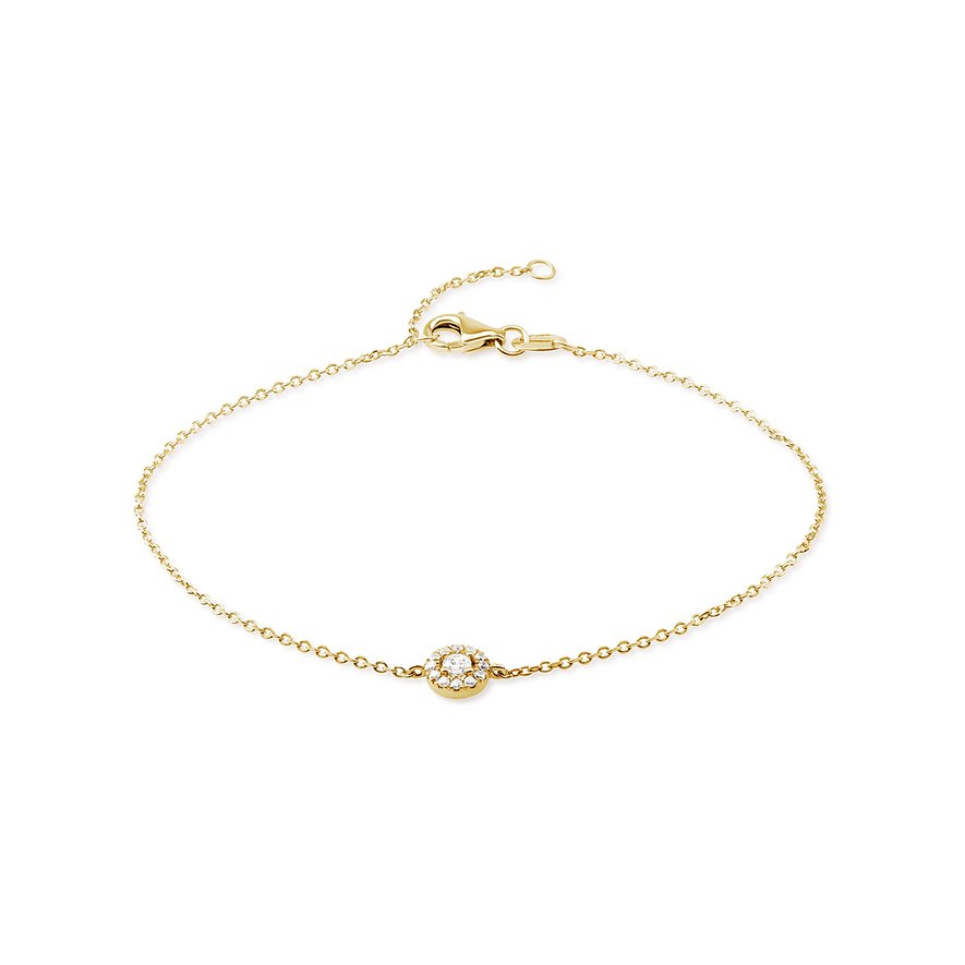 CHRIST Armband, Damen, 585er Gelbgold, gelbgold, Verschluss: Karabiner