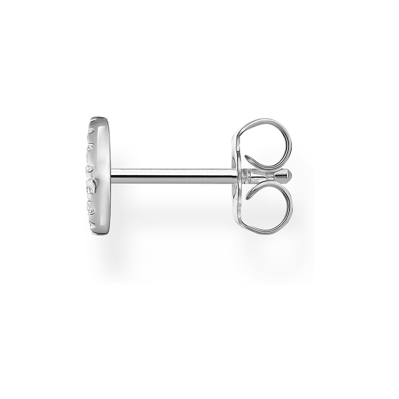 Thomas Sabo Ohrring aus 925er Silber mit Zirkonia und Emaille.