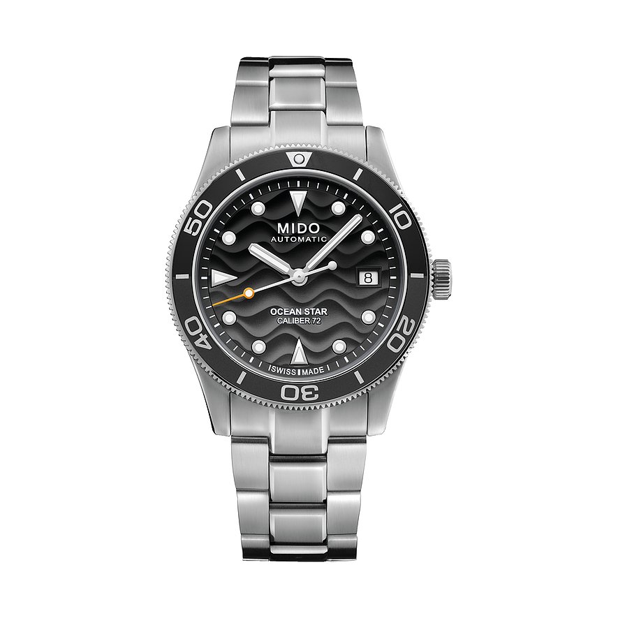 Mido Herrenuhr Ocean Star 39 M0269071106100, Herren, Edelstahl, Armband: Edelstahl, Automatik, analog