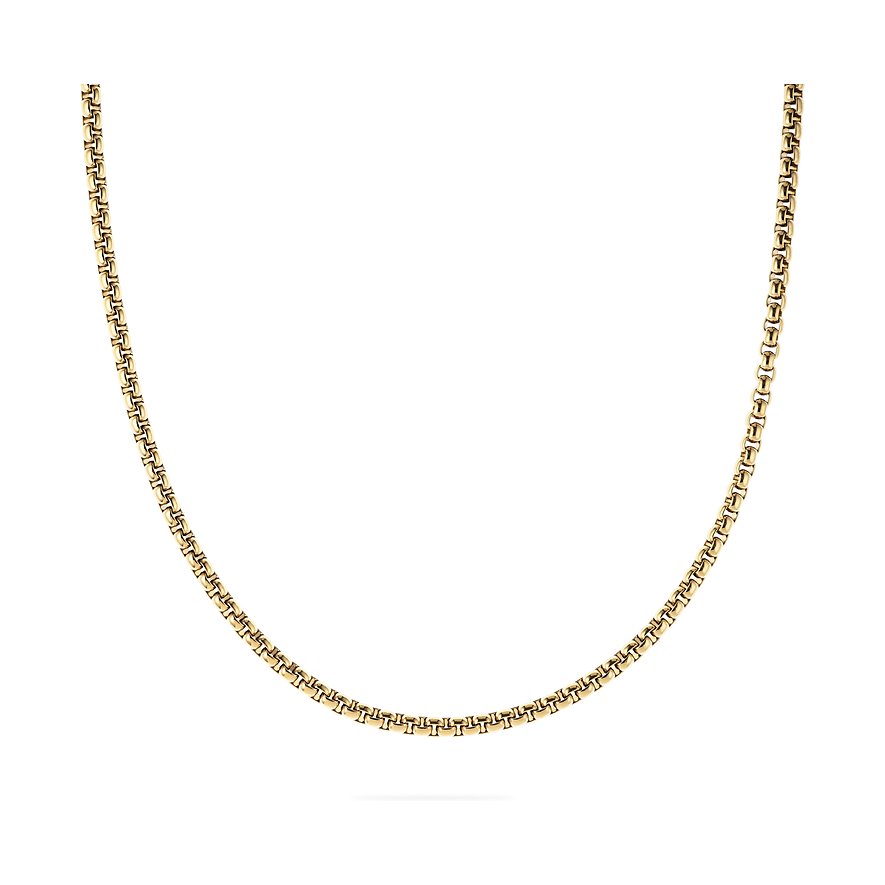 ESPRIT Kette Boxy, Damen, Edelstahl, gelbgold