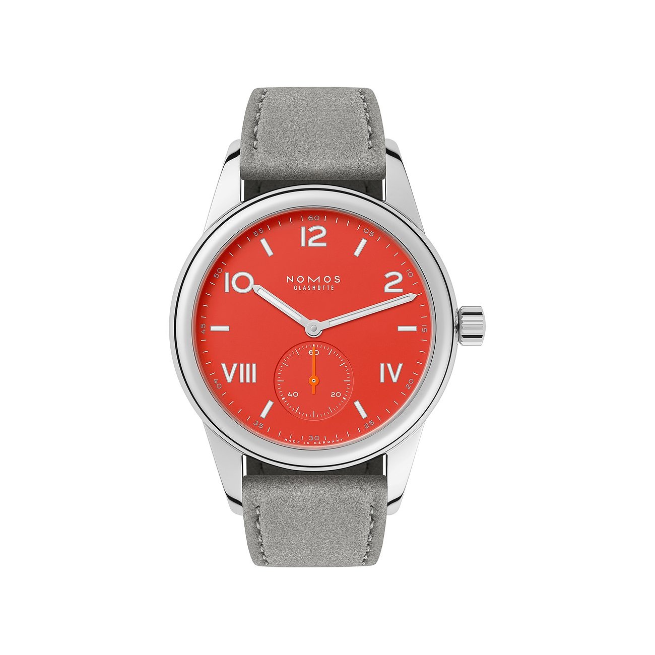 Nomos Glashütte Unisexuhr Club Campus nonstop red 716
