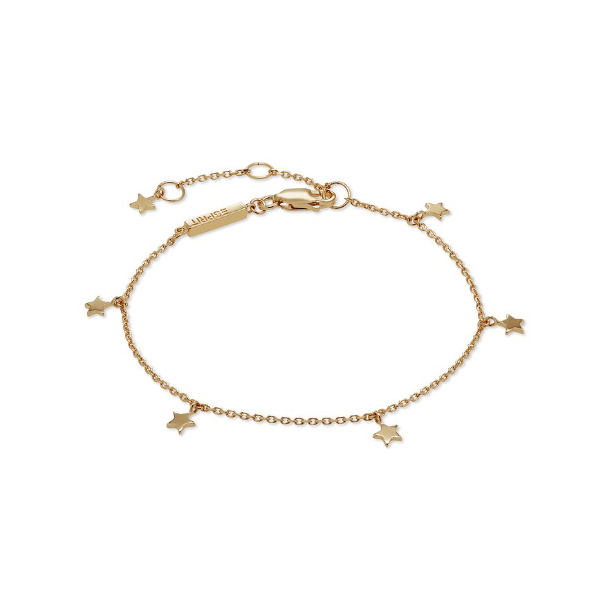 ESPRIT Armband STARRY NIGHT, Damen, 925er Silber, gold, Verschluss: Karabiner