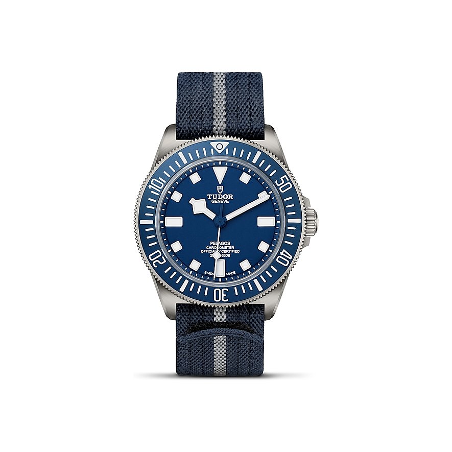 Tudor Taucheruhr PELAGOS FXD M25707B/24-0001, Herren, Titan, Edelstahl, Armband: Textil, Automatik, analog