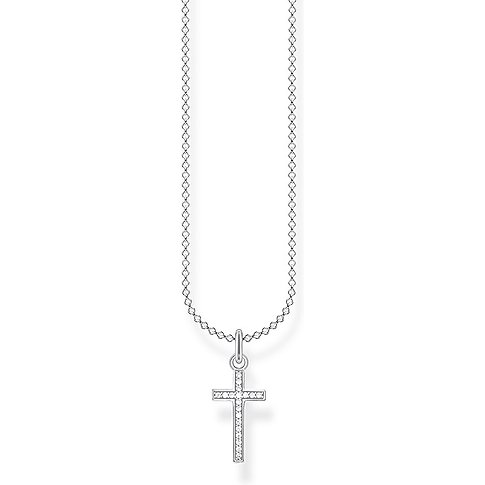 Thomas Sabo Halsschmuck aus 925er Silber mit Zirkonia.