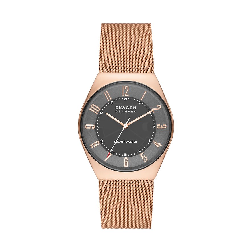 2. Chance - Skagen Herrenuhr, Herren, Edelstahl, Armband: Edelstahl, Solar, analog