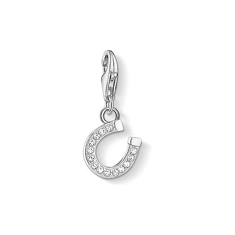 Thomas Sabo Anhängeschmuck aus 925er Silber mit Zirkonia, als Hufeisen.