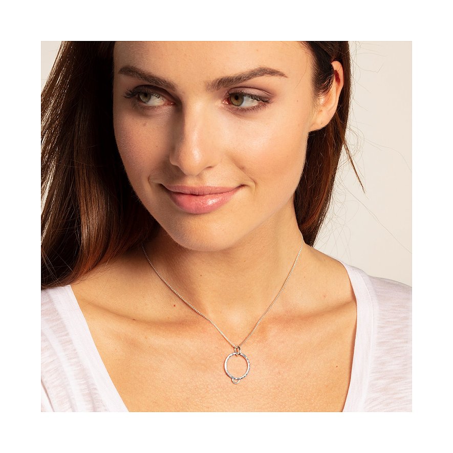 Thomas Sabo Anhängeschmuck aus 925er Silber mit rundem Anhänger.