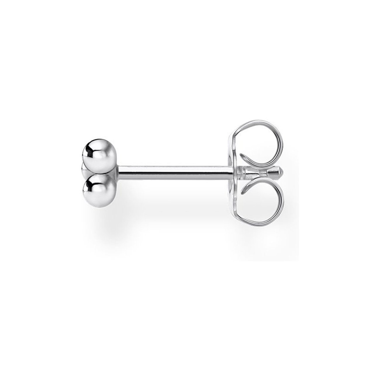 Thomas Sabo Ohrstecker aus 925er Silber, mit zwei Kugeln.
