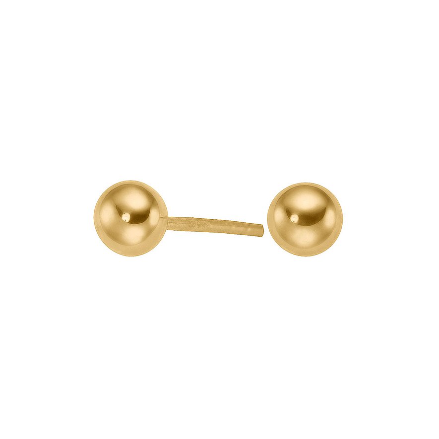 CHRIST Ohrstecker, Damen, 585er Gelbgold, gelbgold, Größe: 0,4