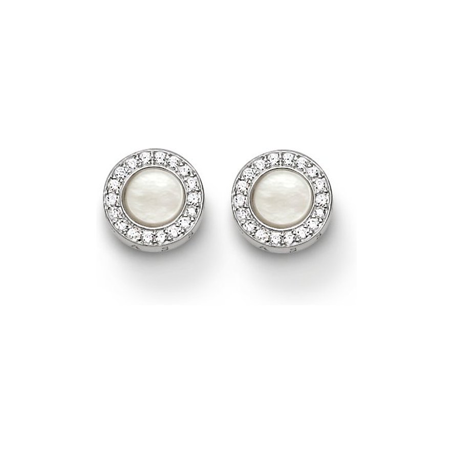 2. Chance - Thomas Sabo Ohrstecker, Zirkonia, Damen, 925er Silber, silber