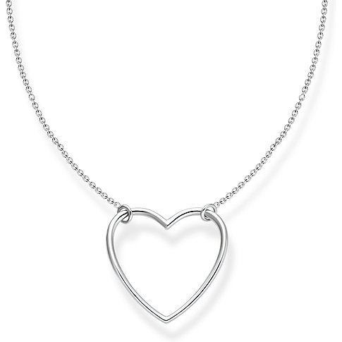 Thomas Sabo Halsschmuck aus 925er Silber mit Herz-Anhänger.